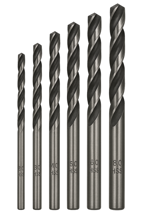 213950 - Mèche hélicoïdale HSS 2-8 (6) jeu (LOT 10)