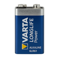INF-PILE-6LR61 - Pile Alcaline LONGLIFE Power 6LR61 Varta (LOT 10)