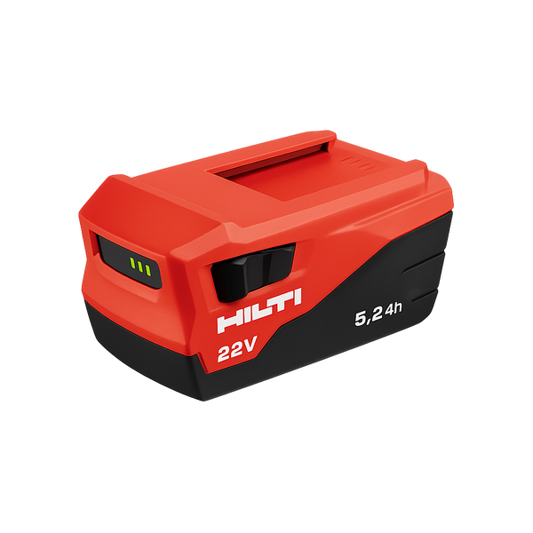 BLOC-ACCU-TE6-HILTI - Batterie Li-ion 22 V 5,2 Ah pour une durée de fonctionnement prolongée