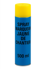 INF-BOMBETRAC-JAUNE - Spray marqueur jaune de chantier 500 ml - (LOT 5)