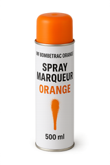 INF-BOMBETRAC-ORANGE - Spray marqueur orange de chantier 500 ml - (LOT 5)