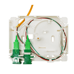 INF-PTO2FOE - équipée de 2 pigtails G657A2 et de 2 traversées à clapet